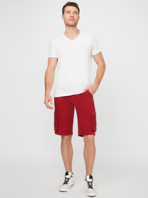 Guess Short Cargo Karl Rouge Noir