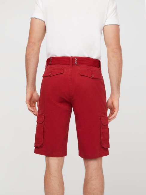 Guess Short Cargo Karl Rouge Noir