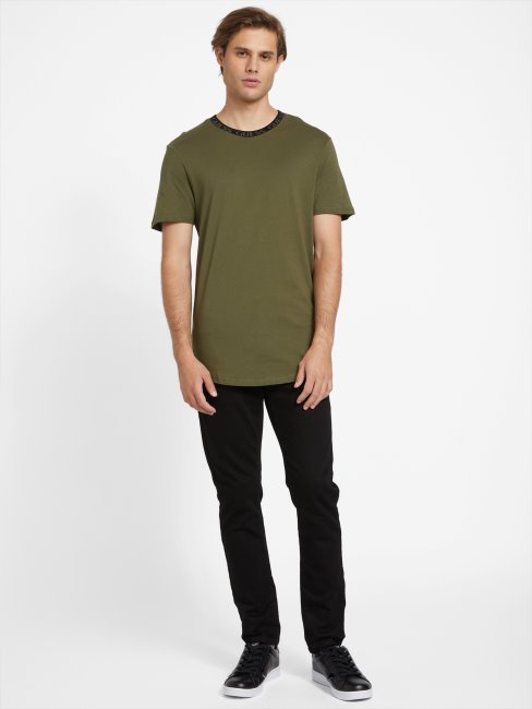 Olive Matin Ronnie Logo Ras Du Cou Deviner