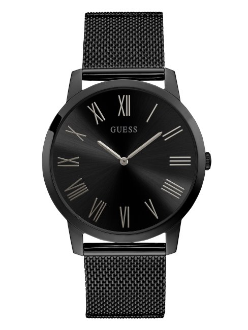Montre Analogique Guess No Color Noir Et Argent
