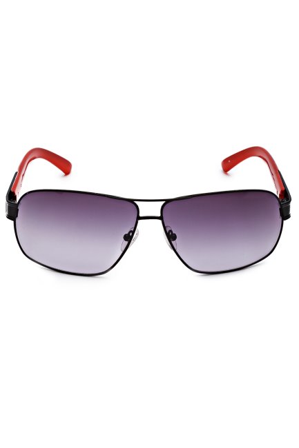 Lunettes De Soleil Navigator En Métal Guess Noires