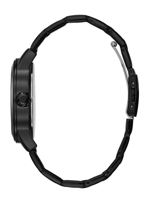 Devine Pas De Montre Analogique Noire De Couleur