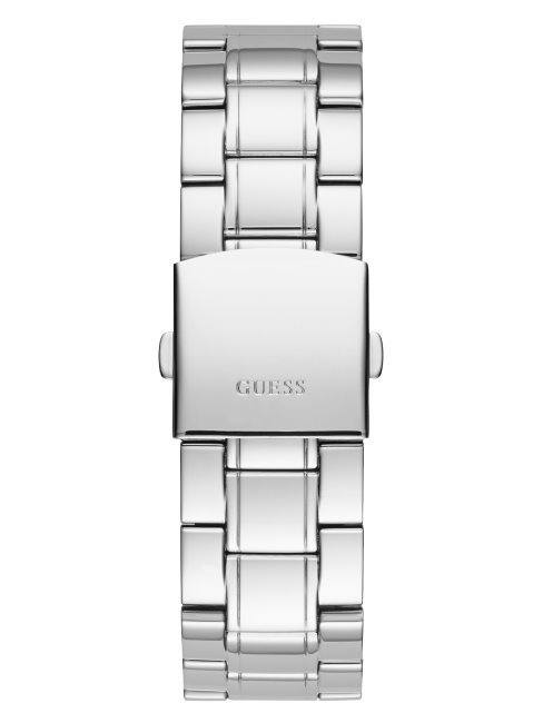 Montre Guess Multifonction Argentée Et Bleue Argent