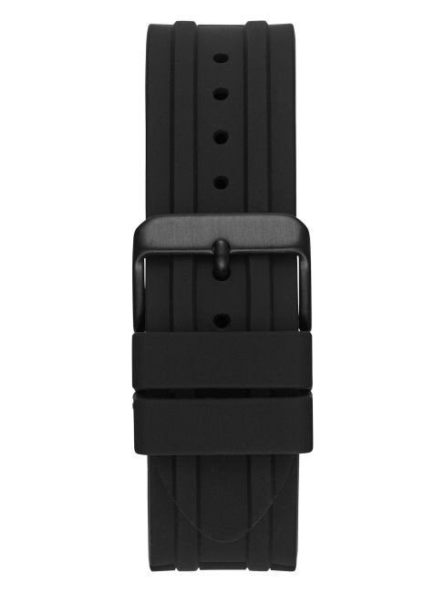 Montre En Silicone Noir Et Or Rose Guess No Color