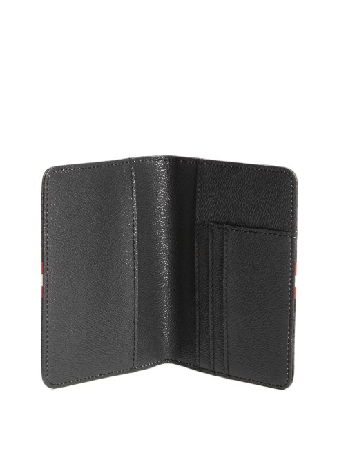 étui Pour Passeport Avec Logo Guess Coal Stripe