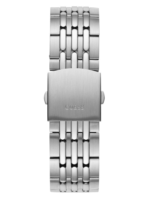 Montre Multifonction Sans Couleur Argent Et Bleu Guess