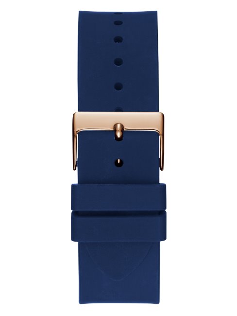 Montre Multifonction Couleur Ou Rose Blue Guess