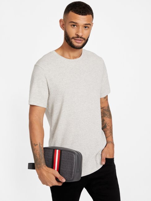 étui De Voyage Guess Coal Avec Logo Et Rayures