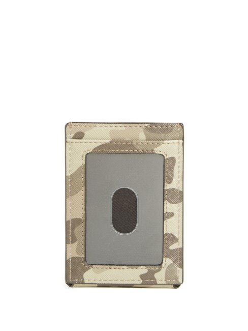 Porte-cartes à Deux Volets Guess Camo Camouflage