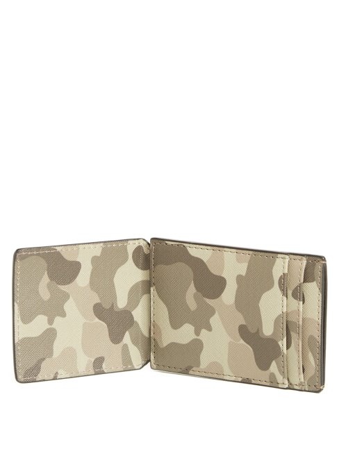 Porte-cartes à Deux Volets Guess Camo Camouflage