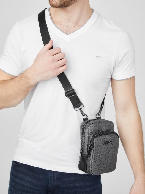 Mini Sac à Bandoulière Charbon Toby Guess