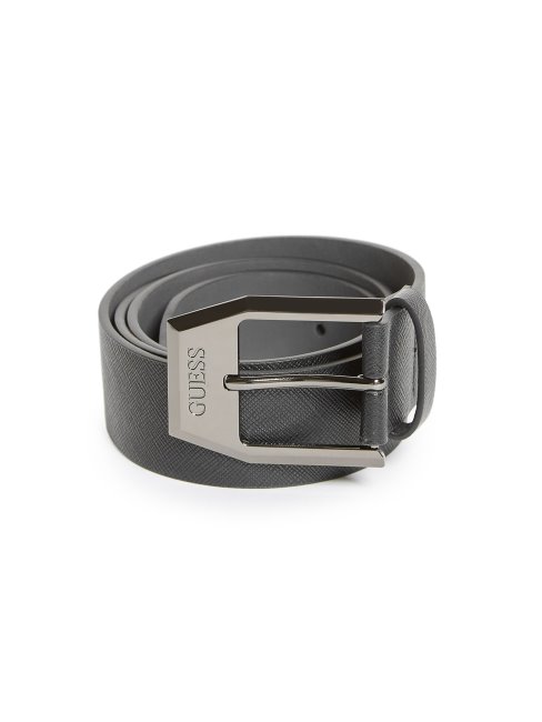 Ceinture Noire à Imprimé Logo Guess