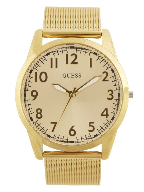 Guess Montre Analogique En Maille Dorée Sans Couleur