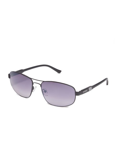 Lunettes De Soleil Aviateur Gris Chiné Solid Guess