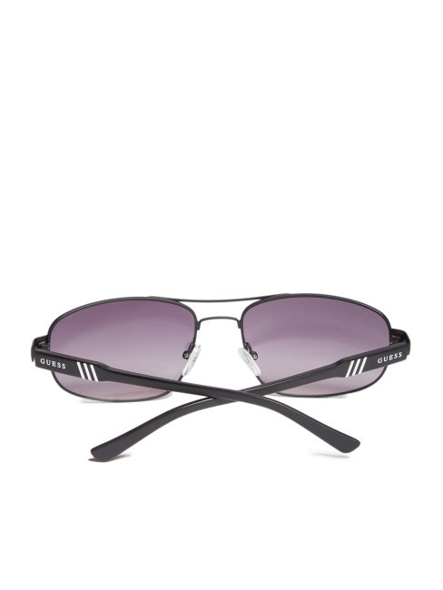 Lunettes De Soleil Aviateur Gris Chiné Solid Guess