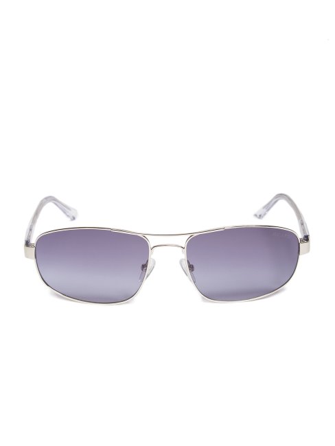 Guess Lunettes De Soleil Aviateur Argent