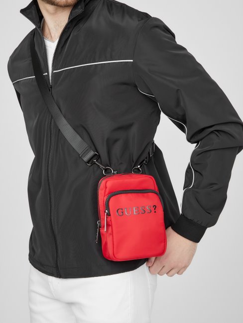 Toby Mini Sac à Bandoulière Rouge Guess