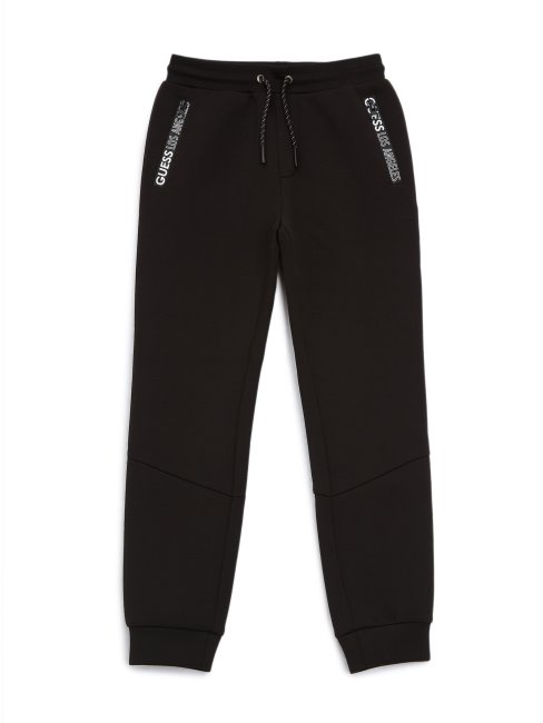 Pantalon De Jogging Zippé Zeke Tech (7-16) Guess Noir De Jais