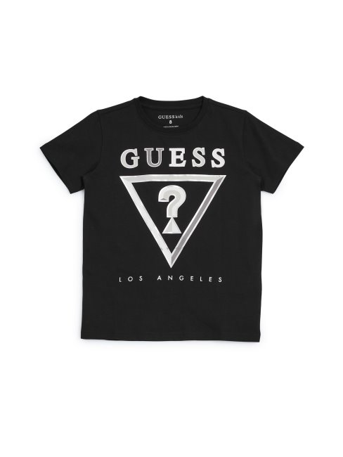 T-shirt Logo Llalo Noir Jais De Guess (7-16)