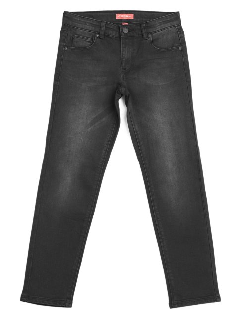 Jeans En Denim Noir Halsted De Guess (7-18) Noir De Jais