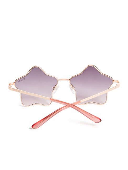 Lunettes De Soleil étoile Brillantes Or Rose Pour Enfant Guess