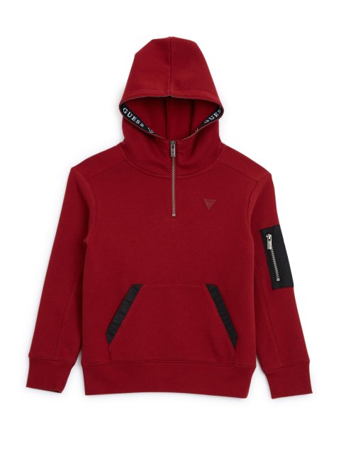 Pull Demi-zip Logan Rouge (7-16) Guess
