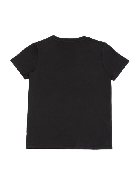 T-shirt Colt à Logo En Relief (7-16) Guess Noir De Jais