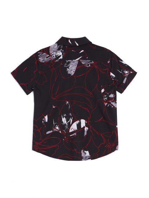 Chemise à Fleurs Guess Grover (7-16) Noir De Jais