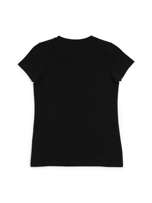 T-shirt Logo Noir De Jais Eco Lourdes De Guess (7-14)