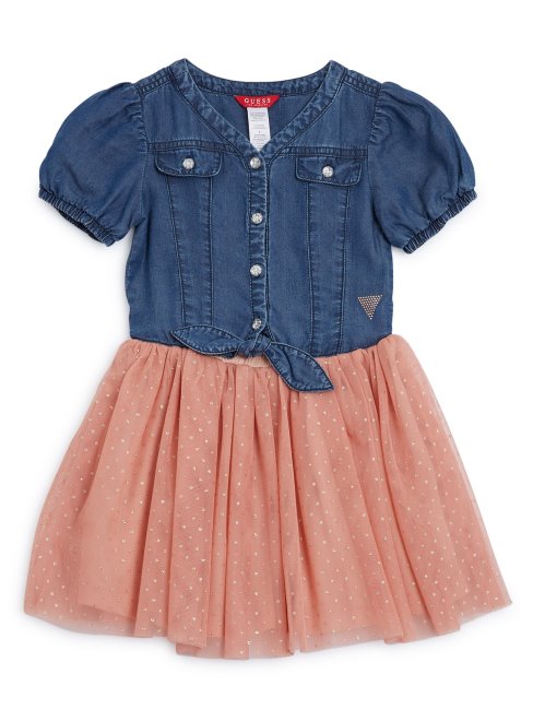 Robe Scintillante Rose Clair (2-6) Guess