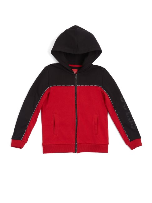 Sweat à Capuche Eco Marcell Zippé (7-16) Guess Varsity Red
