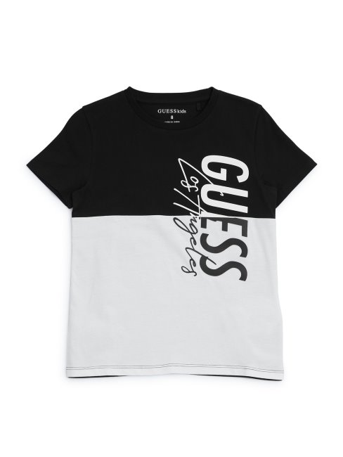 T-shirt à Couleurs Contrastées Noir Jet Eco Sorbito De Guess (7-16)