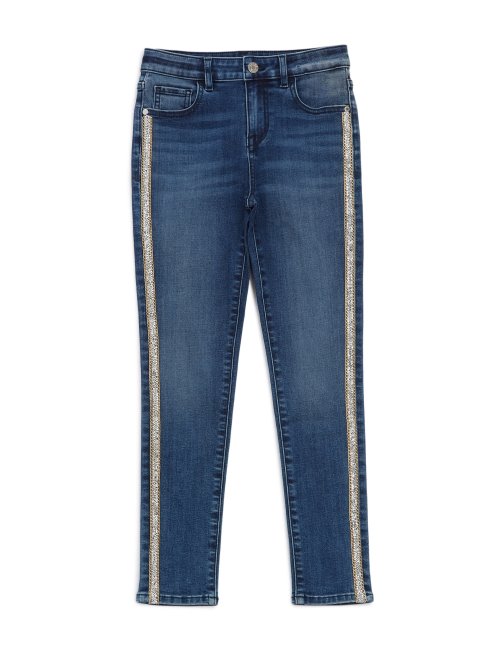 Jean Skinny Taille Haute Guess Pianna (7-16) Délavé Foncé