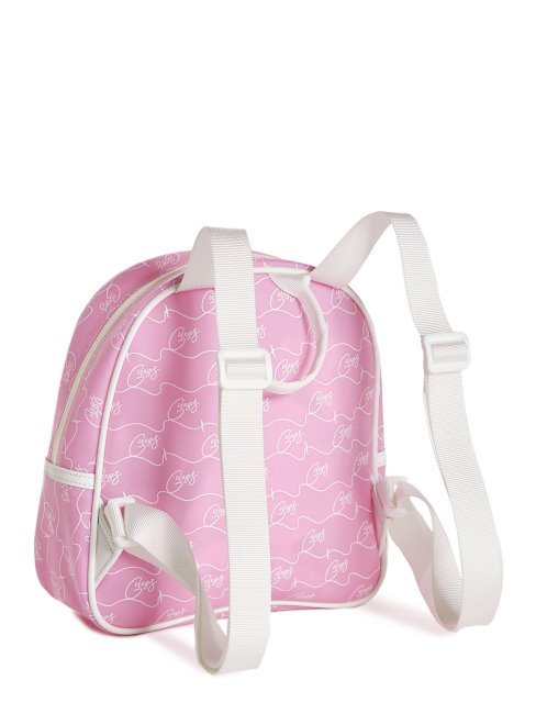 Sac à Dos En Gelée Rose Avec Logo Manuscrit Guess