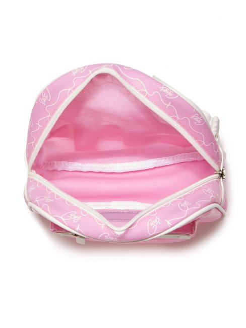 Sac à Dos En Gelée Rose Avec Logo Manuscrit Guess