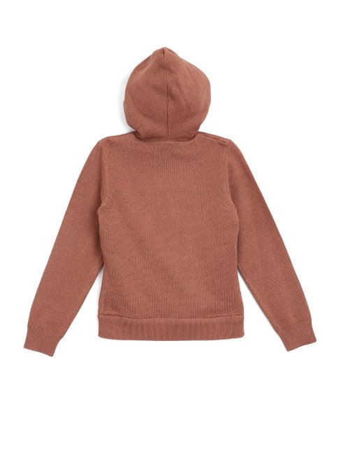 Sweat à Capuche Zippé Guess Maria Marrons Rôtis (7-14)