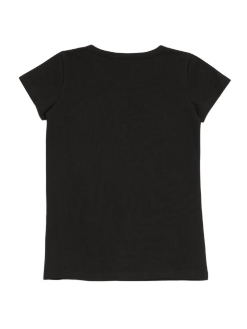 T-shirt Surdimensionné Malika (7-16) Noir De Jais Guess