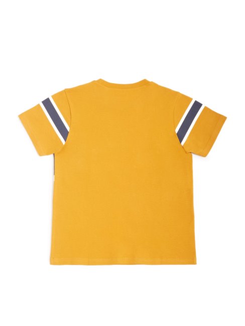 T-shirt Color-block Logo Talon (7-18) Dorado Gold Guess