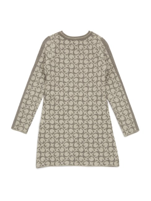 Peignoir Pull Gigi Logo (7-14) Guess Gris Chiné