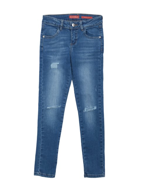 Jean Dazed Lotus Imprimé Poussiéreux Skinny Minime Effet Vieilli (2-6)
