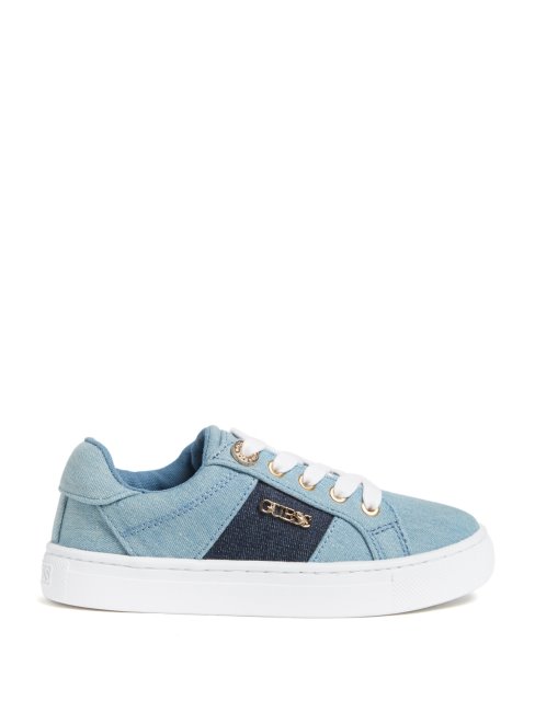 Baskets Basses à Logo Serena En Jean Guess