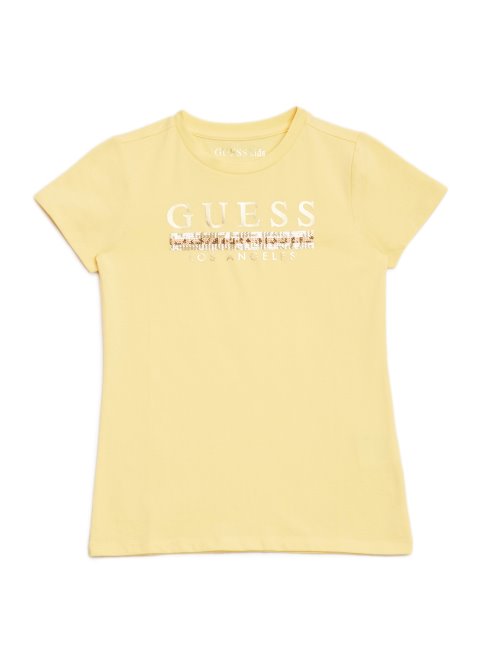 Tee-shirt à Sequins Sterling (2-6) Raise Sun Yellow Guess