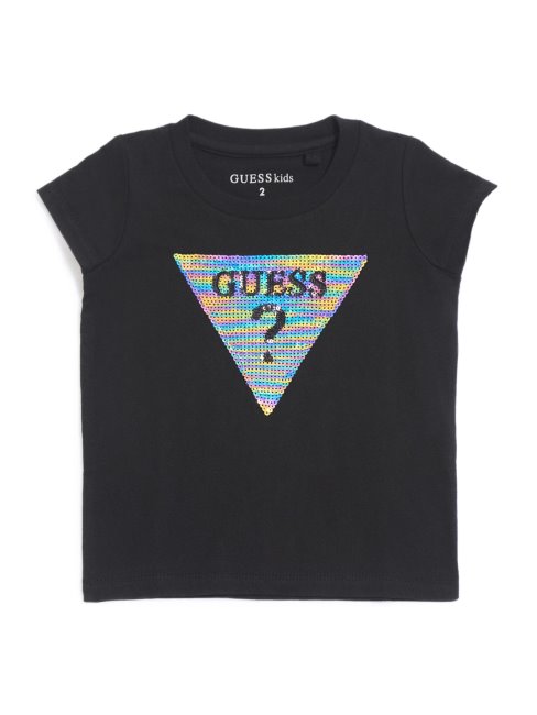 T-shirt à Sequins Beatrix Noir De Jais (2-6) Guess