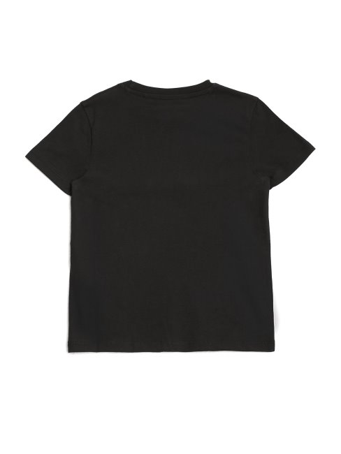T-shirt Noir De Jais Avec Logo En Relief Métallisé Colt (2-6) Guess