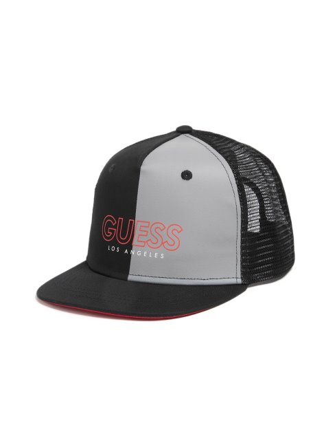 Casquette Trucker Grise à Logo Bicolore Guess