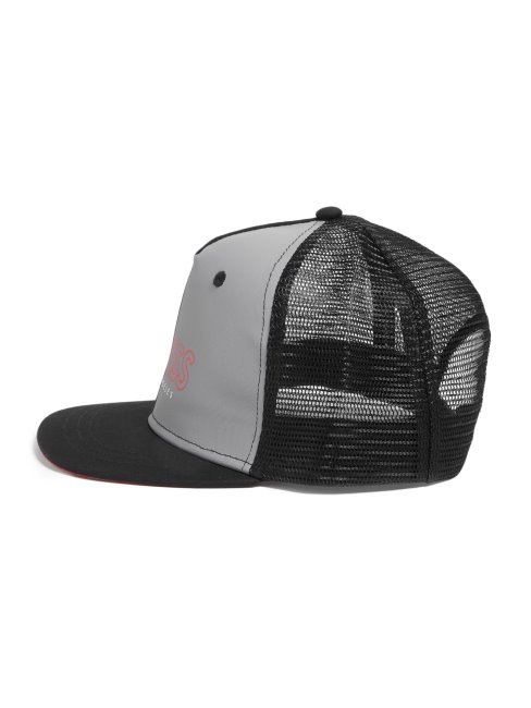 Casquette Trucker Grise à Logo Bicolore Guess