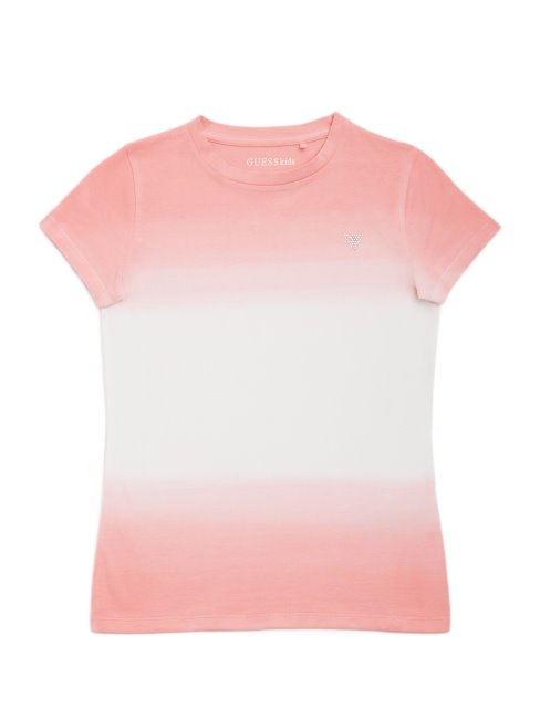 Tee Shirt Guess Rawley Dip-dye (7-14) Teinte Tulipe