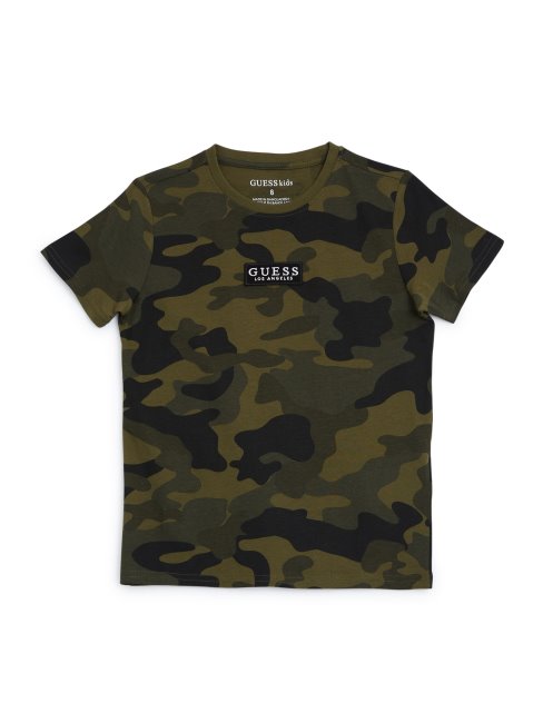 T-shirt Logo Hugo (7-16) Imprimé Camouflage Original Guess