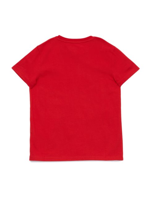 Tee Shirt Fendu Guess Bruer (2-6) Rouge Rugby