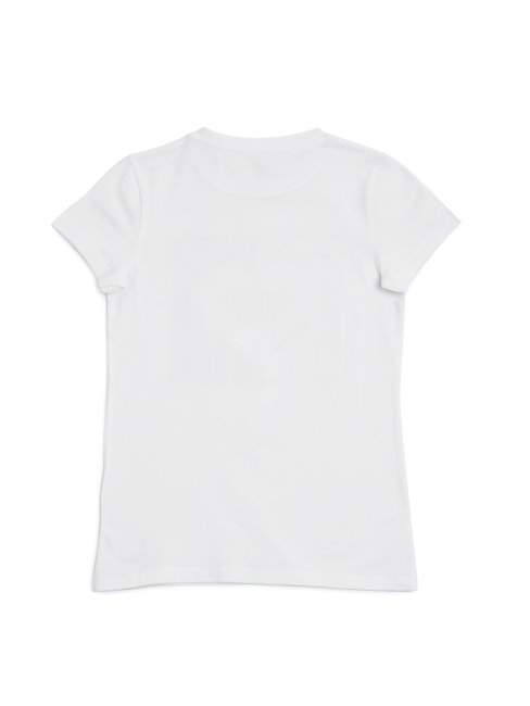 T-shirt Eco Lourdes Logo (7-14) Blanc Pur Guess